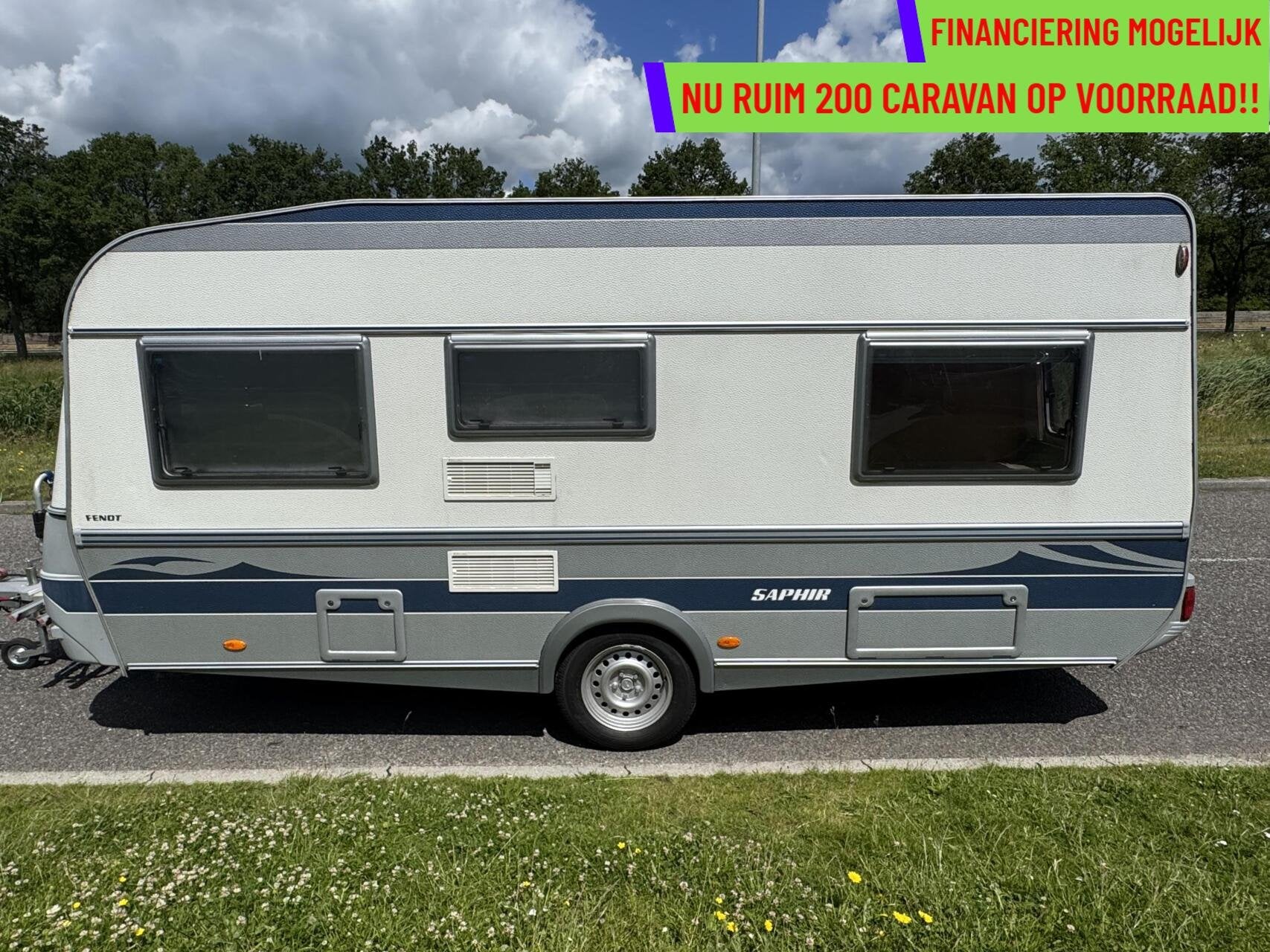 Fendt SAPHIR 470 TF, FRANSBED, RONDZIT, VOORTENT, FIETSENDR., Caravans en Kamperen, Caravans, Serviceluik, Rondzit, Bedrijf, Tot en met 4