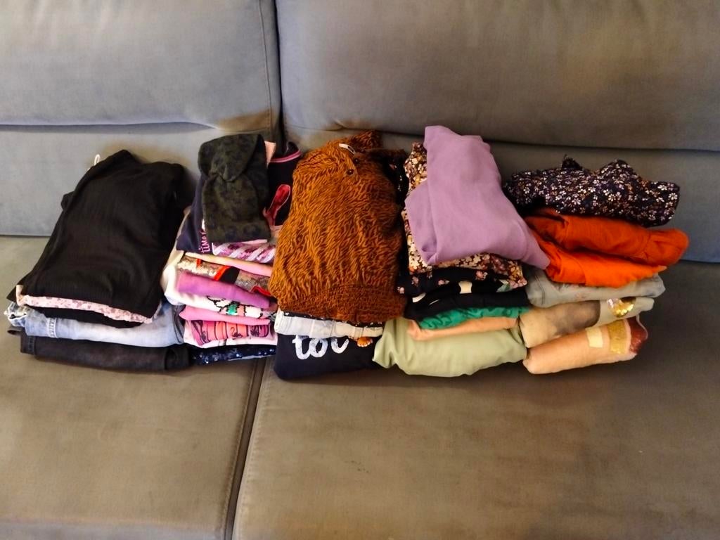 38 delig kledingpakket meisje draagmaat 146/152, Kinderen en Baby's, Ophalen of Verzenden, Meisje