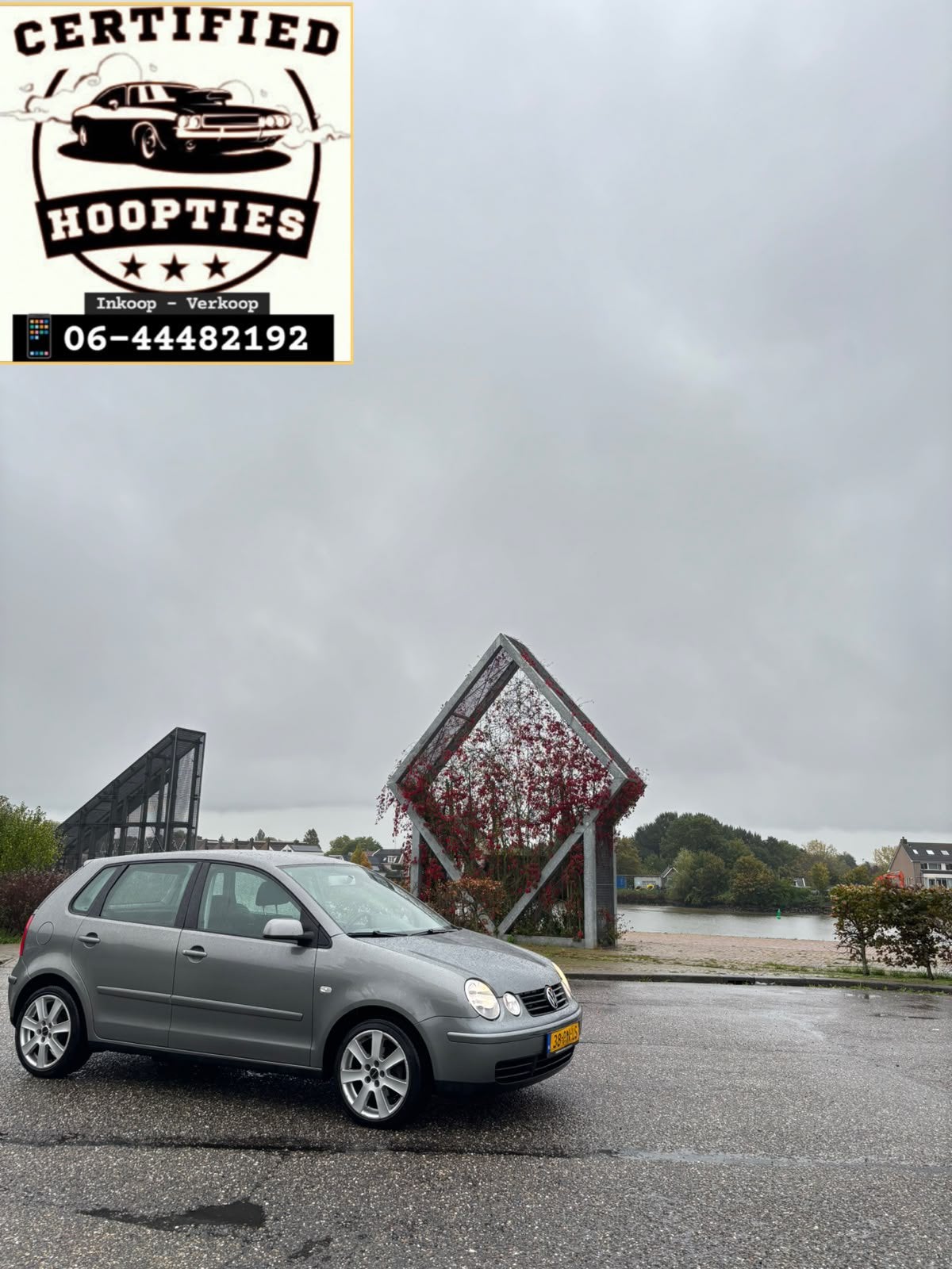 Volkswagen Polo 1.4 55KW 2004 Grijs APK 14/10/2027 RIJ KLAAR, Voorwielaandrijving, 15 km/l, 4 cilinders, Origineel Nederlands