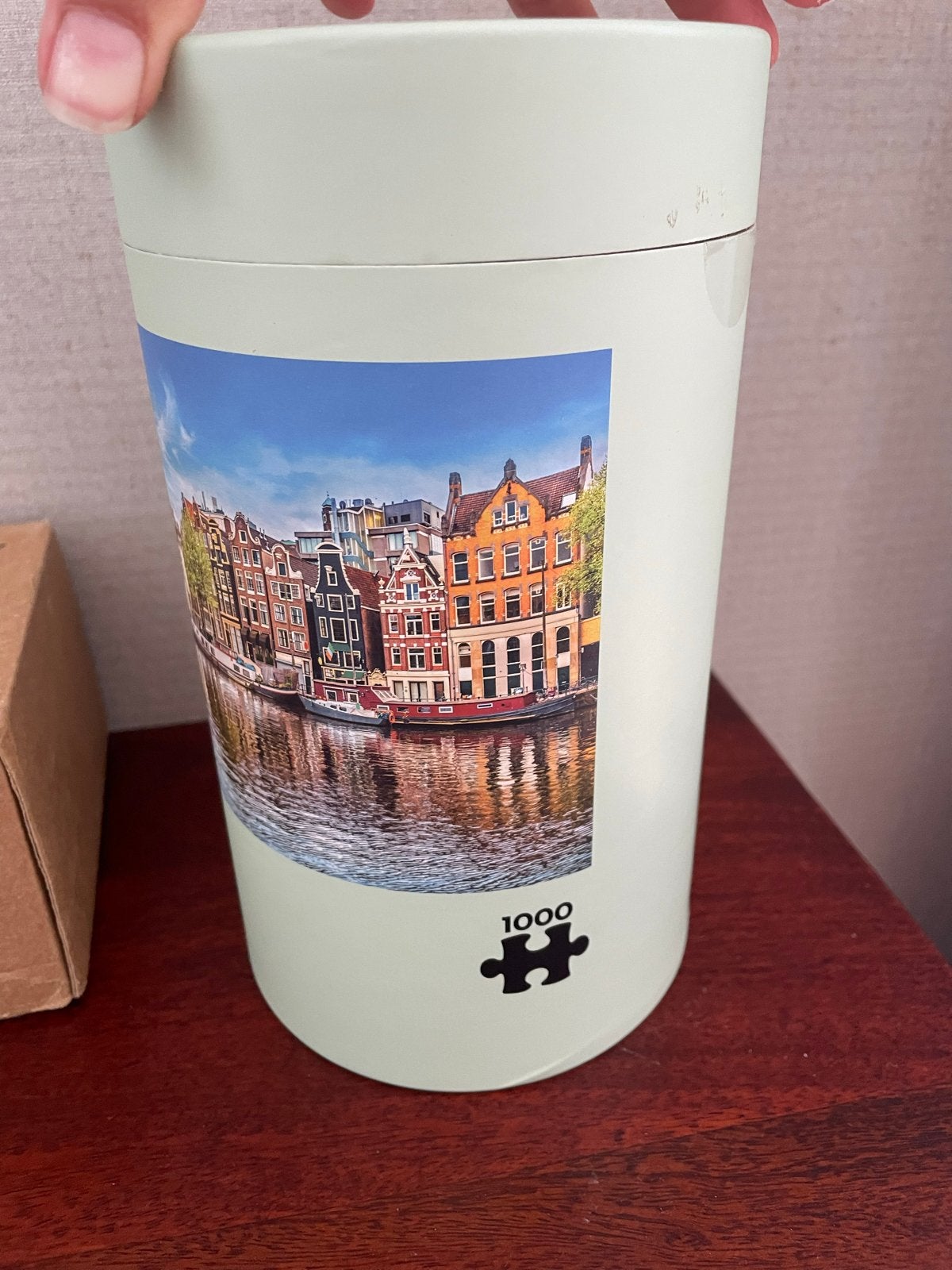 Puzzel A’dam Grachten 1000 stukjes, Ophalen, 500 t/m 1500 stukjes, Zo goed als nieuw, Legpuzzel