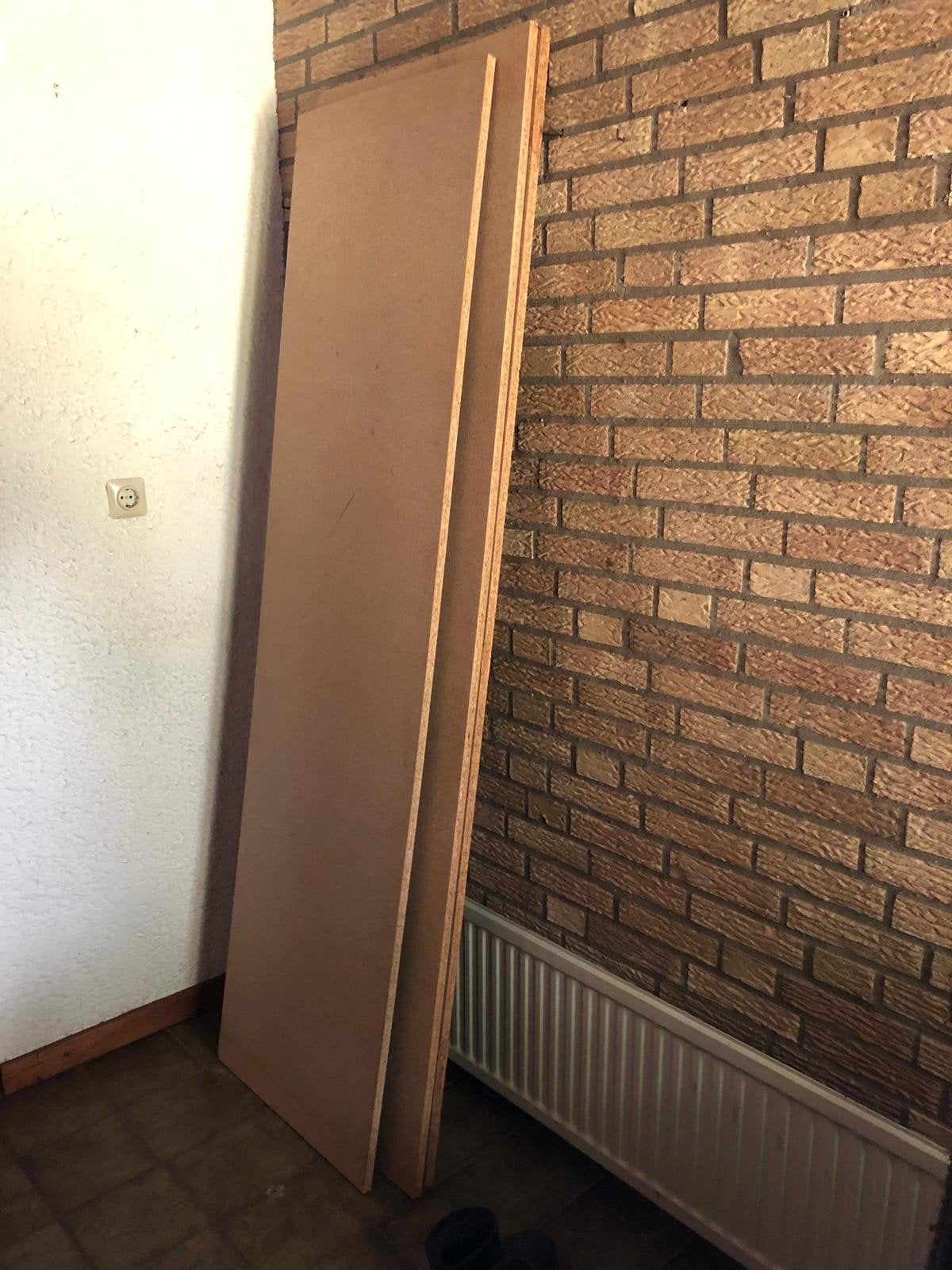 spaanplaat panelen, Doe-het-zelf en Verbouw, Ophalen, Gebruikt