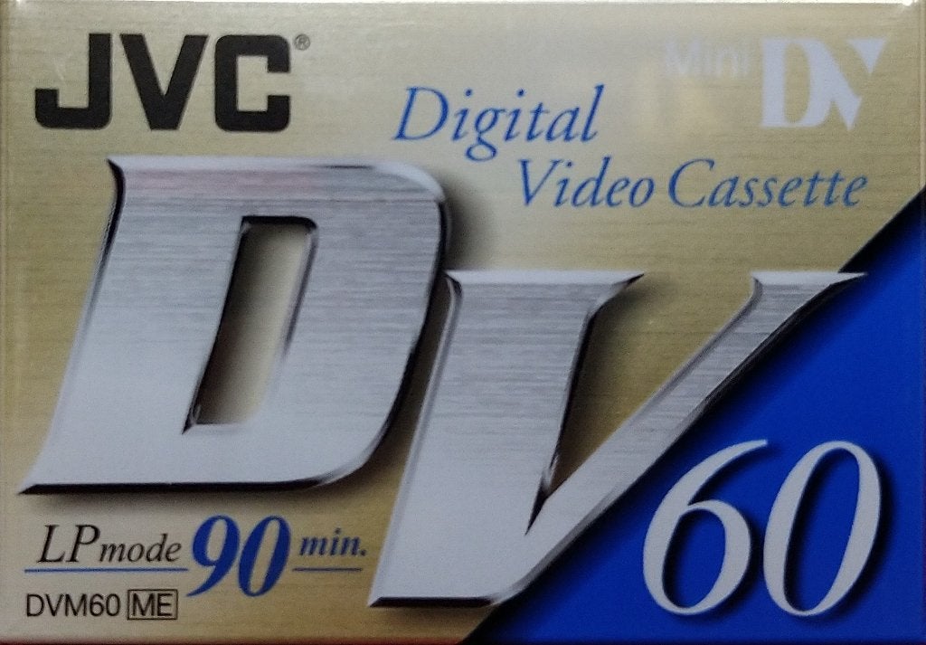 JVC DV 60 minuten Digital Video Cassette, JVC, 20x of meer, Ophalen of Verzenden, Band, Disc of Geheugen