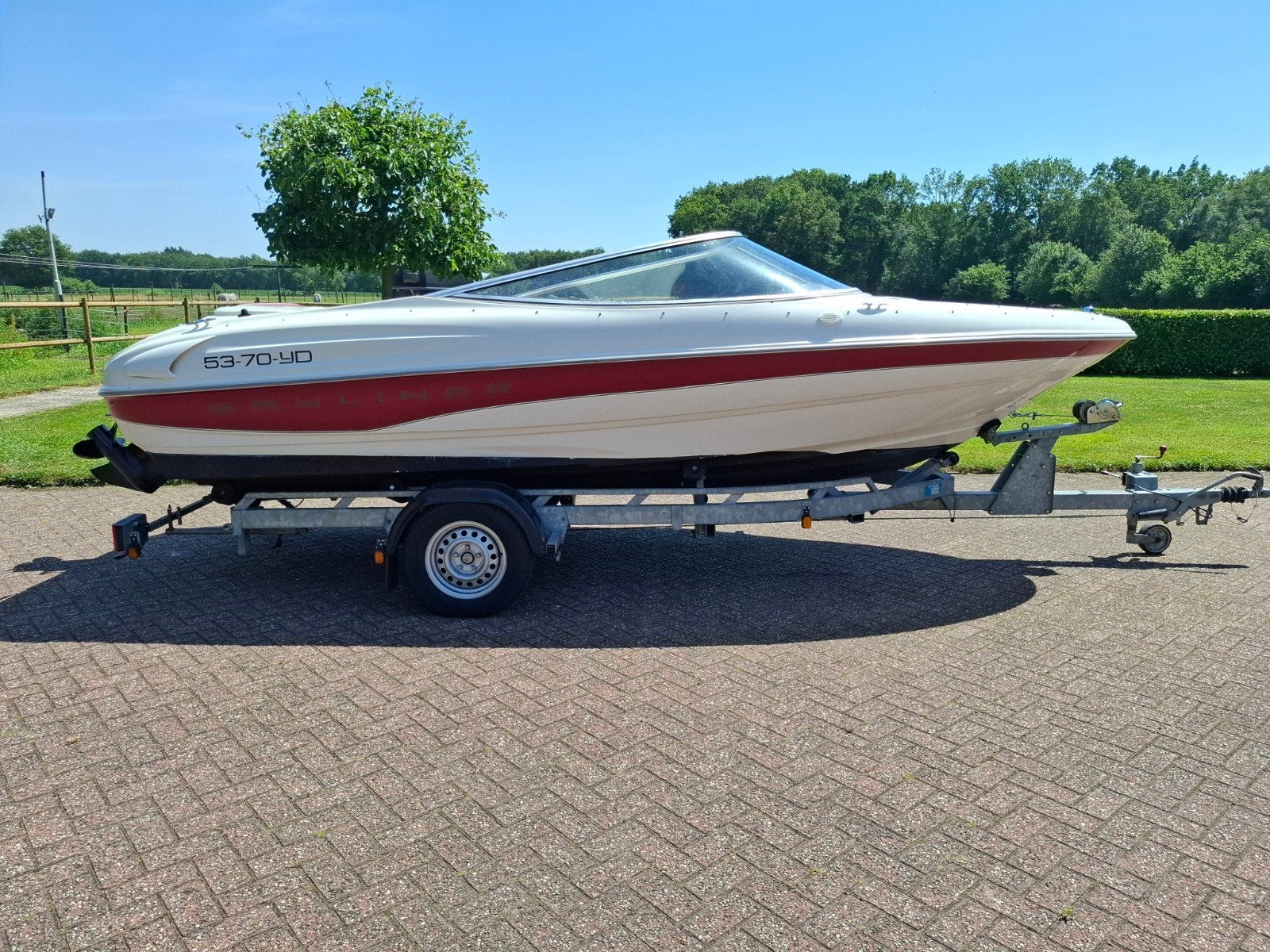 Bayliner 1850 SS 3.0 Mercruiser, Watersport en Boten, Speedboten, Ophalen, Binnenboordmotor, 120 tot 200 pk, Zo goed als nieuw