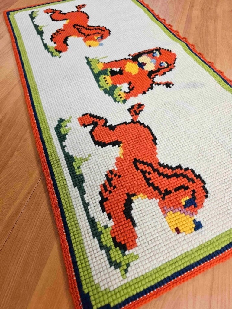Wandkleed hondjes 96/48 cm, Huis en Inrichting, Gebruikt, Oranje, Djt@dejuistetoon.eu, Ophalen of Verzenden