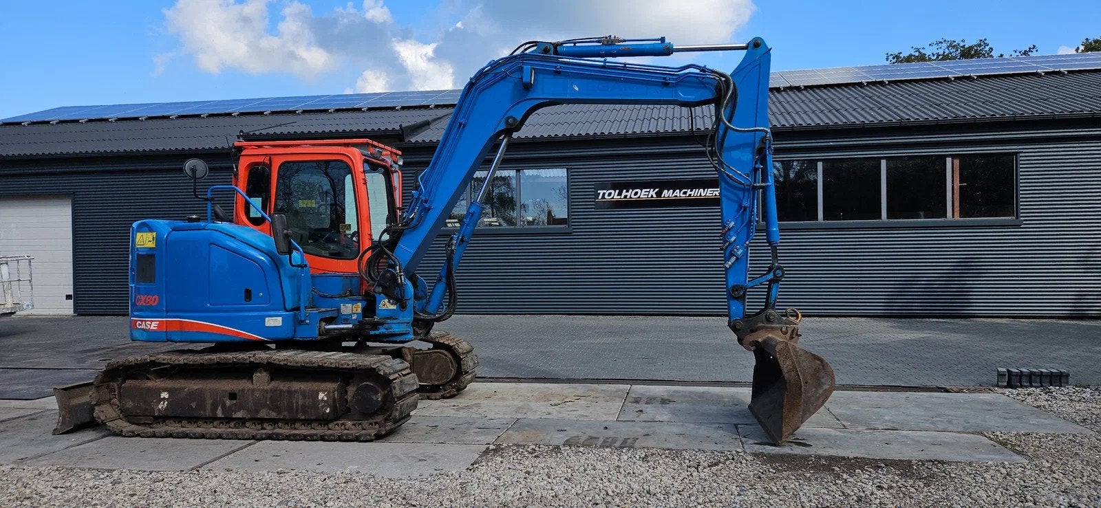 Case CX 80 (bj 2008), Graafmachine