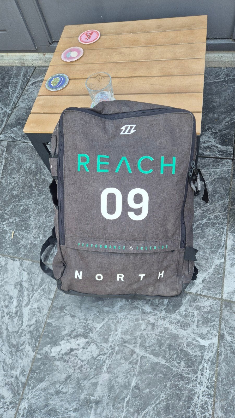 North Reach 9m kite, Watersport en Boten, Kitesurfen, Gebruikt, 9 m², Geen board, Ophalen of Verzenden