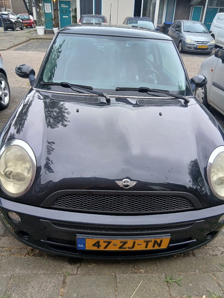Mini 1.6 16V ONE 2006 Zwart, Auto's, Mini, Voorwielaandrijving, 15 km/l, Zwart, 4 cilinders