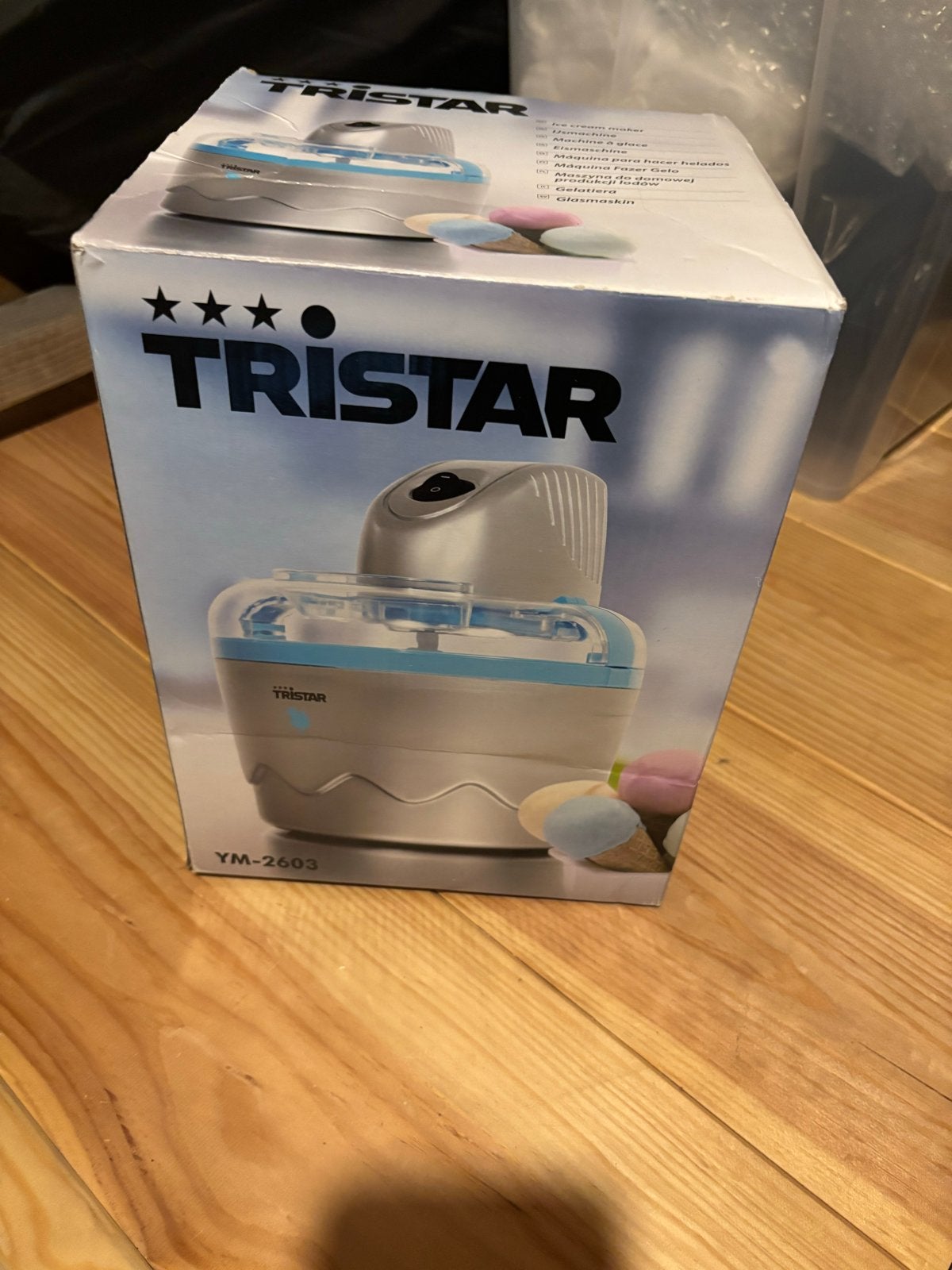 Tristar YM-2603 IJsmachine - Maak zelf heerlijk ijs!, Ophalen of Verzenden, Zo goed als nieuw