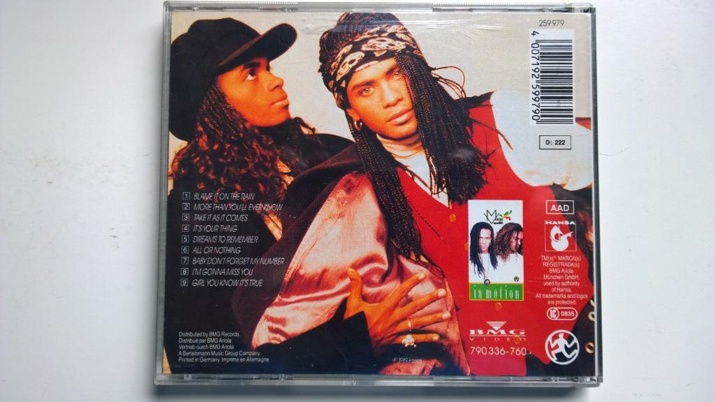 Milli Vanilli - All Or Nothing The U.S. Remix Album, Ophalen of Verzenden, Zo goed als nieuw