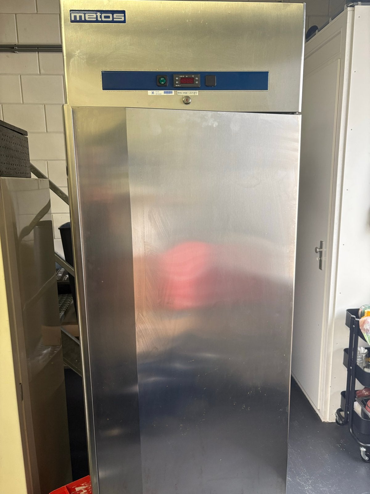 Metos Professionele Koelkast - RVS koelt niet goed, 200 liter of meer, 60 cm of meer, Zonder vriesvak, Gebruikt