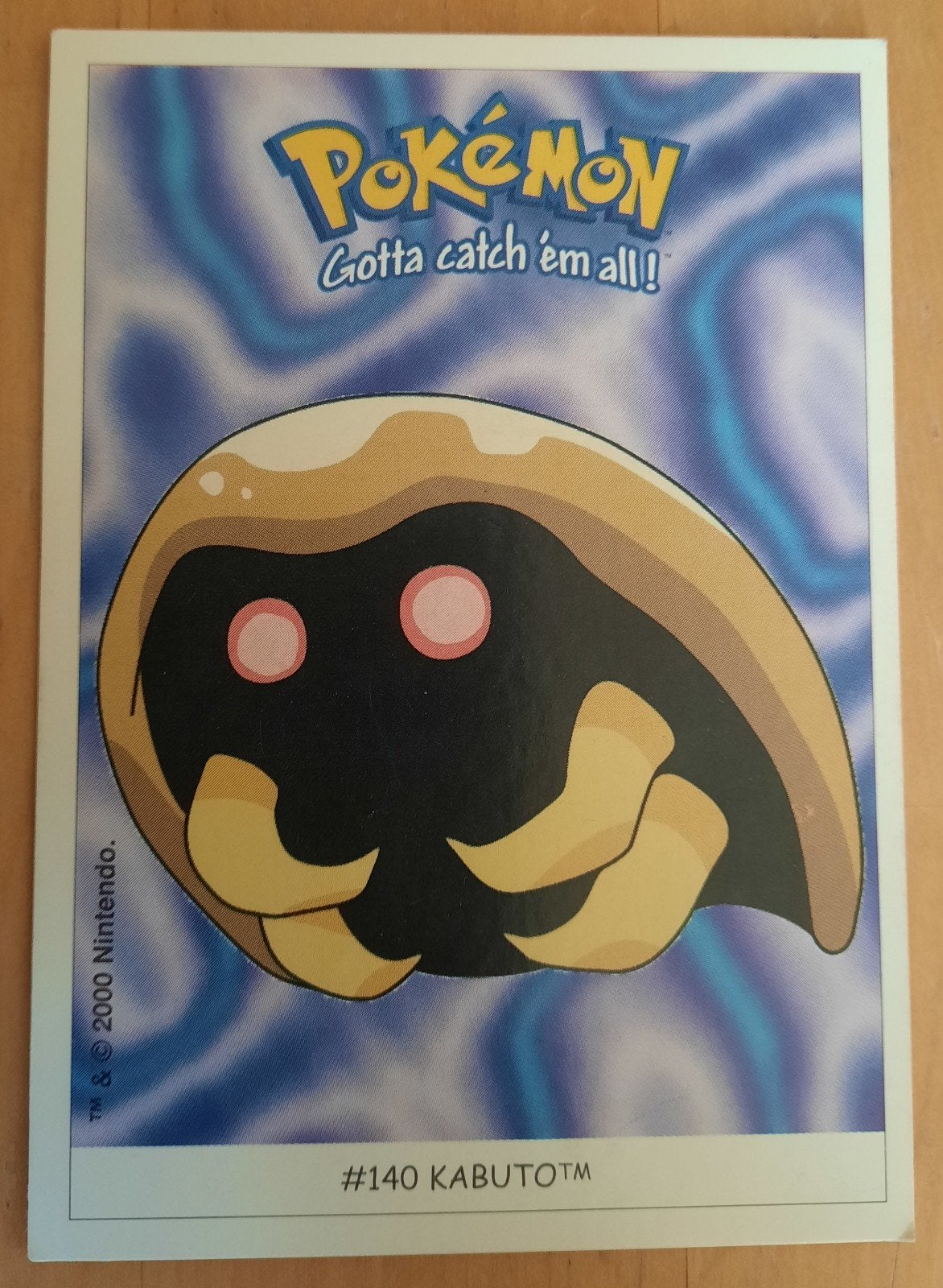 Pokémon Kabuto #140 Sticker - Dunkin Boomer, Hobby en Vrije tijd, Verzamelkaartspellen | Pokémon, Ophalen of Verzenden, Nieuw