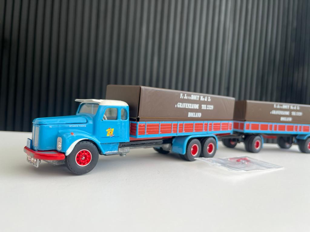 Tekno Scania Vabis F.J van den Hout, Ophalen of Verzenden, Nieuw, Bus of Vrachtwagen, Tekno