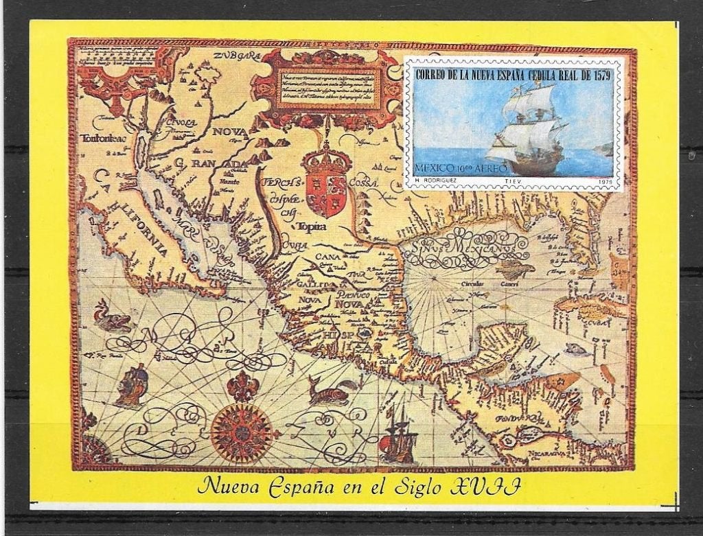 Mexico 1979 Spaans Schip, Verzenden, Postfris, Noord-Amerika
