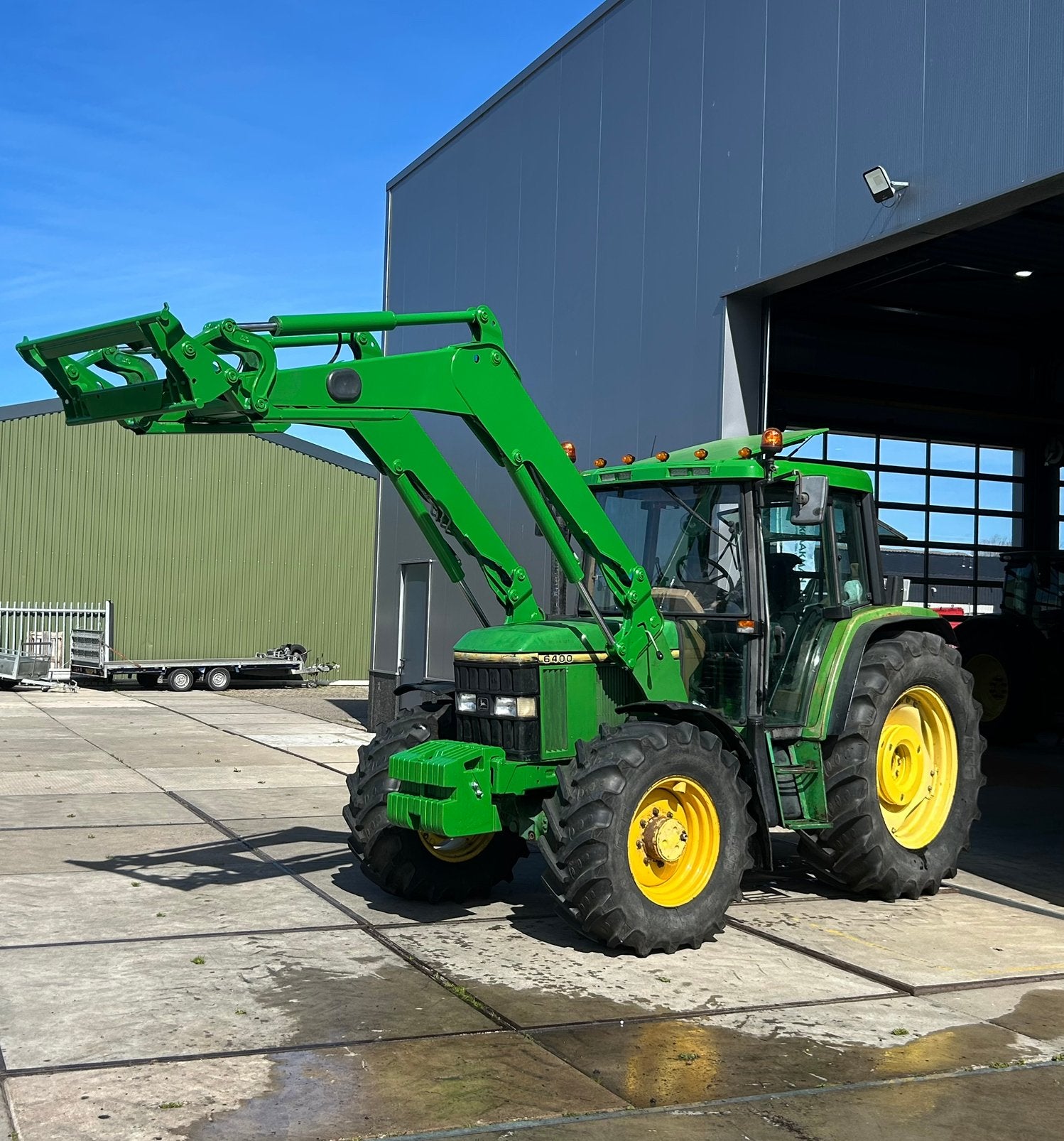 John deere 6400 voorlader, 80 tot 120 Pk, Gebruikt, Tot 2500, Ophalen