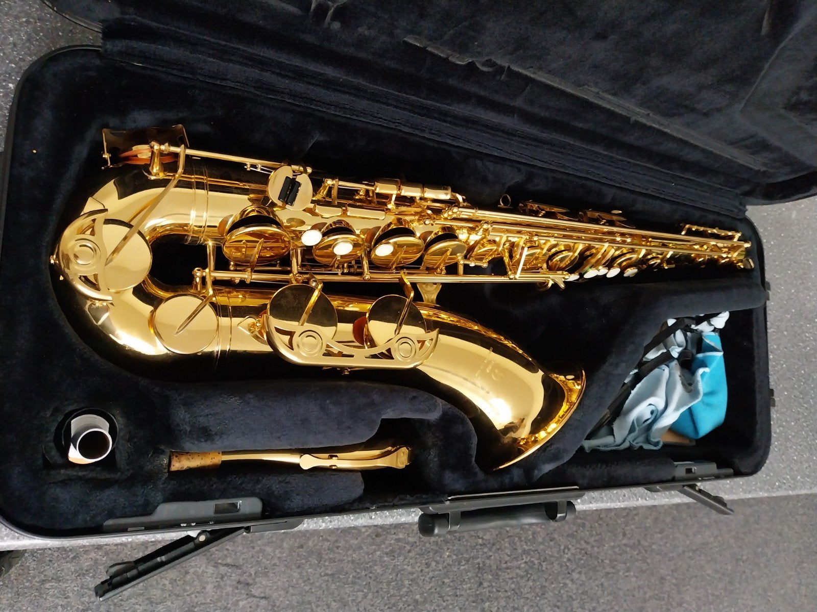 Yamaha YTS-275 Tenorsaxofoon met koffer - Zo goed als nieuw, Ophalen, Zo goed als nieuw, Tenor, Met koffer