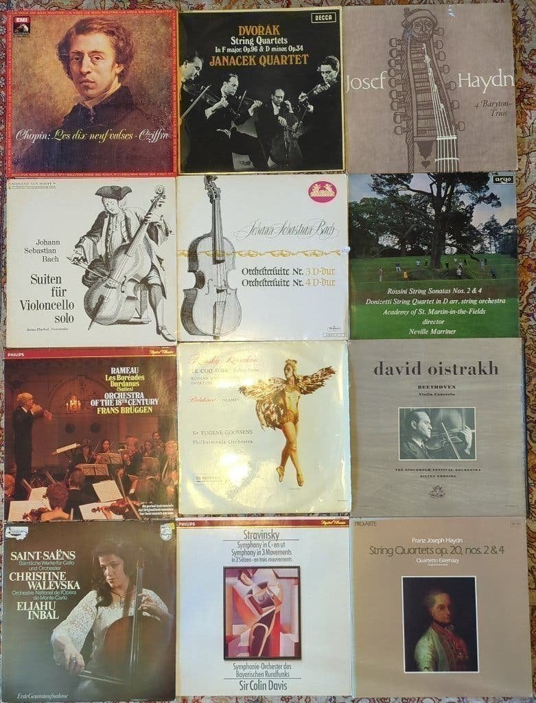 Collectie/verzameling/ partij 1450 klassieke lp's / platen, Kamermuziek, Ophalen of Verzenden, Zo goed als nieuw, 12 inch