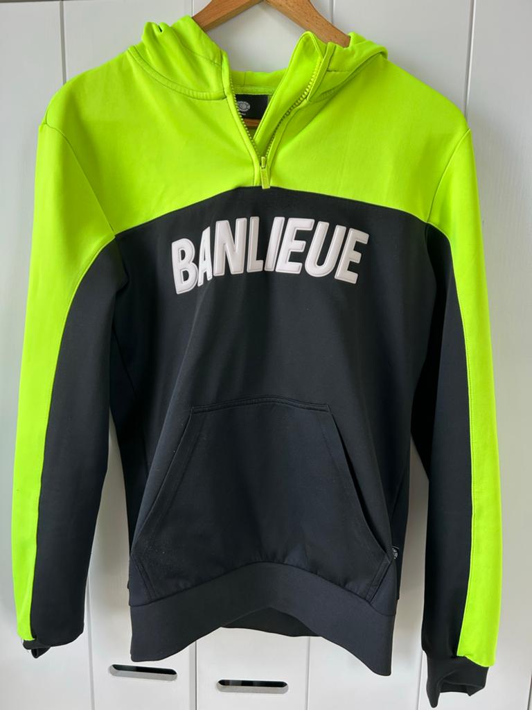 Banlieue Trainingspak Zwart/Neon Geel - Maat S, Zwart, Ophalen of Verzenden, Gedragen, Algemeen