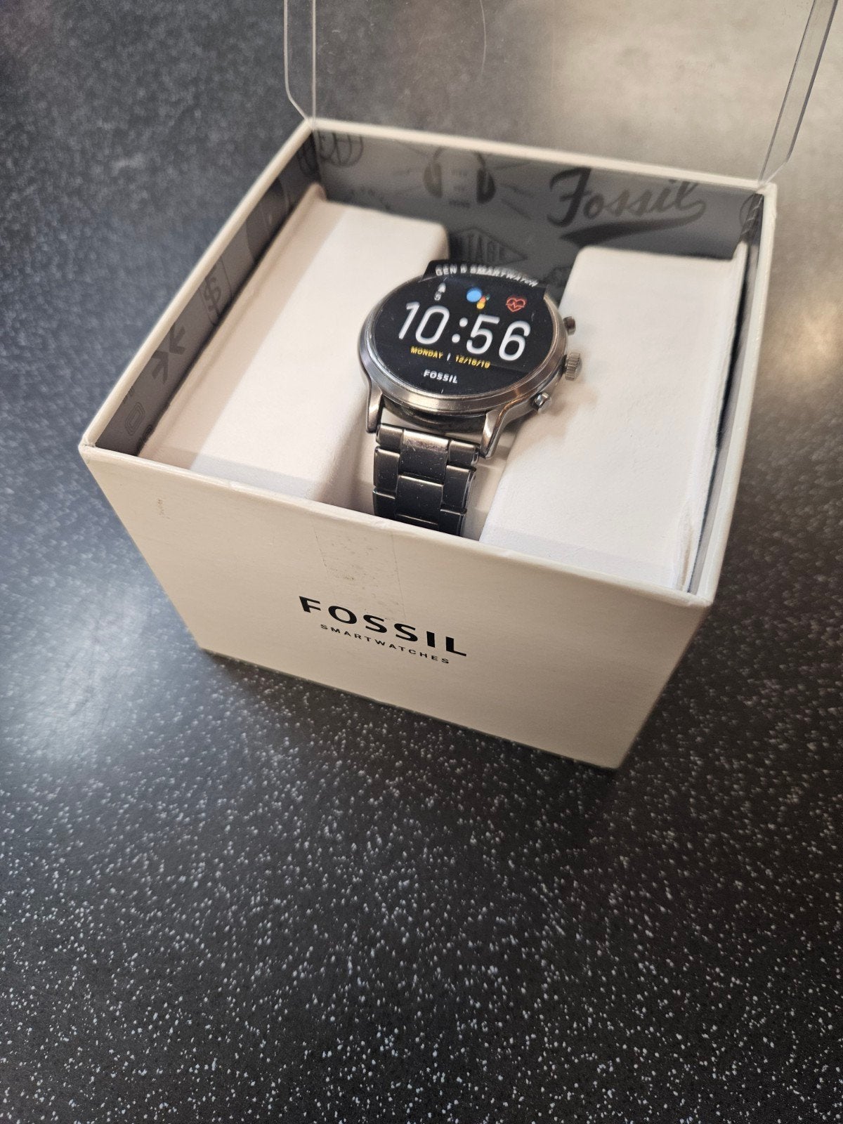 Fossil Gen 5 Smart Wach / horloge, Staal, Gebruikt, Staal, Fossil