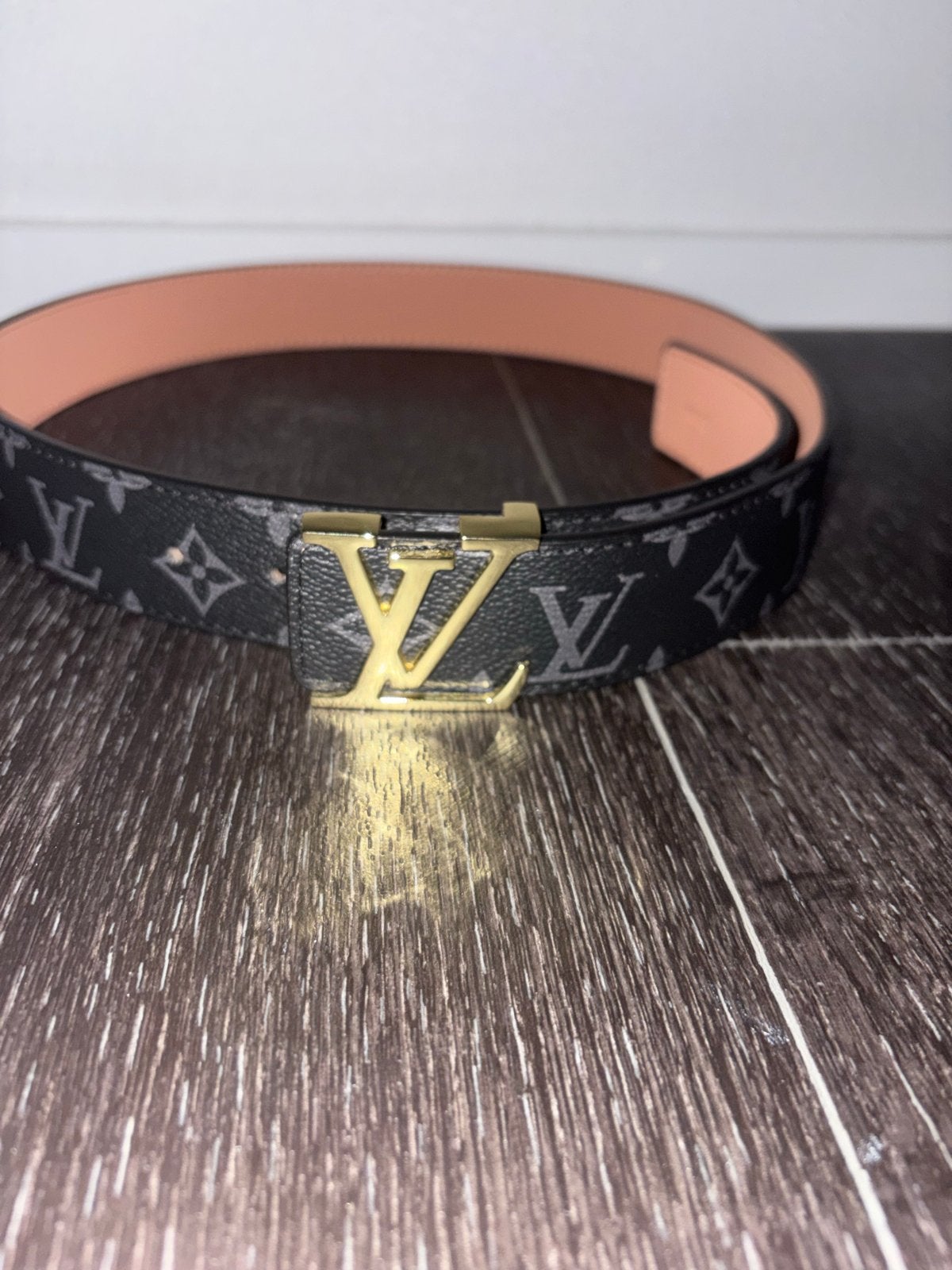 Louis Vuitton Riem Zwart Monogram - Zo goed als nieuw, Verzenden, Heupriem, Zo goed als nieuw, 3 tot 5 cm