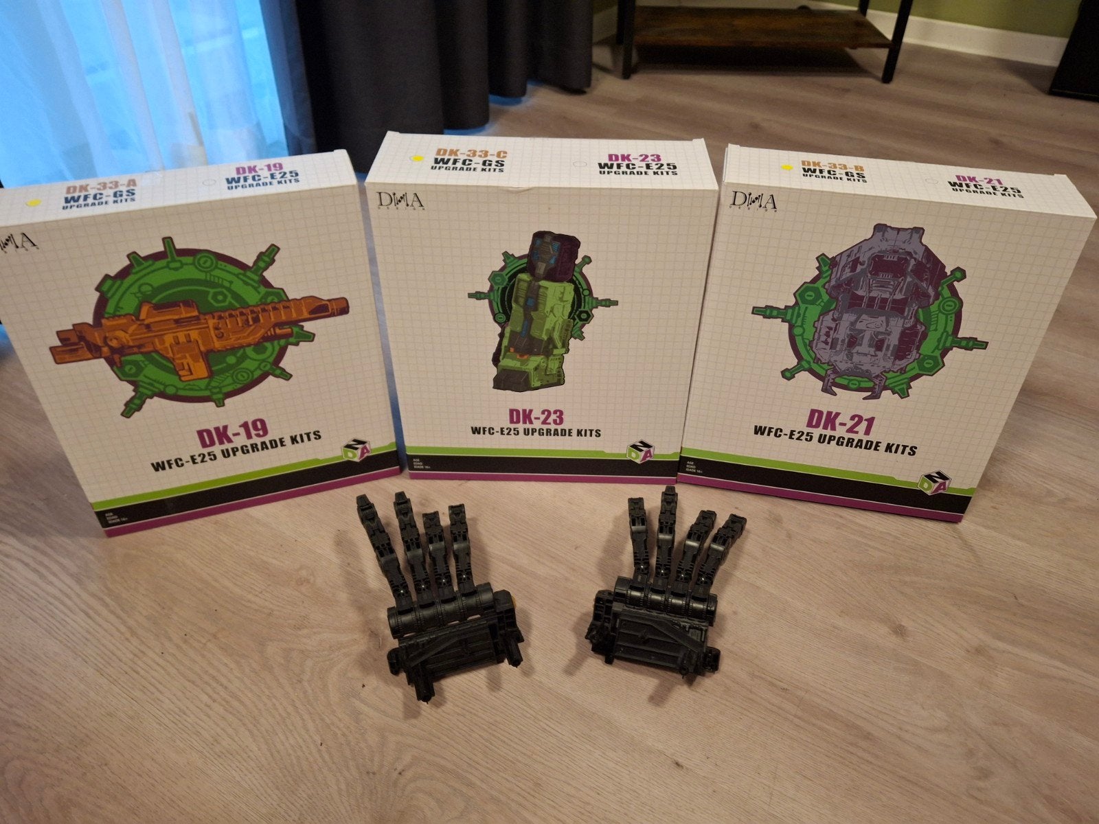 DNA Design DK-19, DK-21, DK-23 Upgrade Kits voor Black Zarak, Verzamelen, G1, Ophalen of Verzenden, Gebruikt