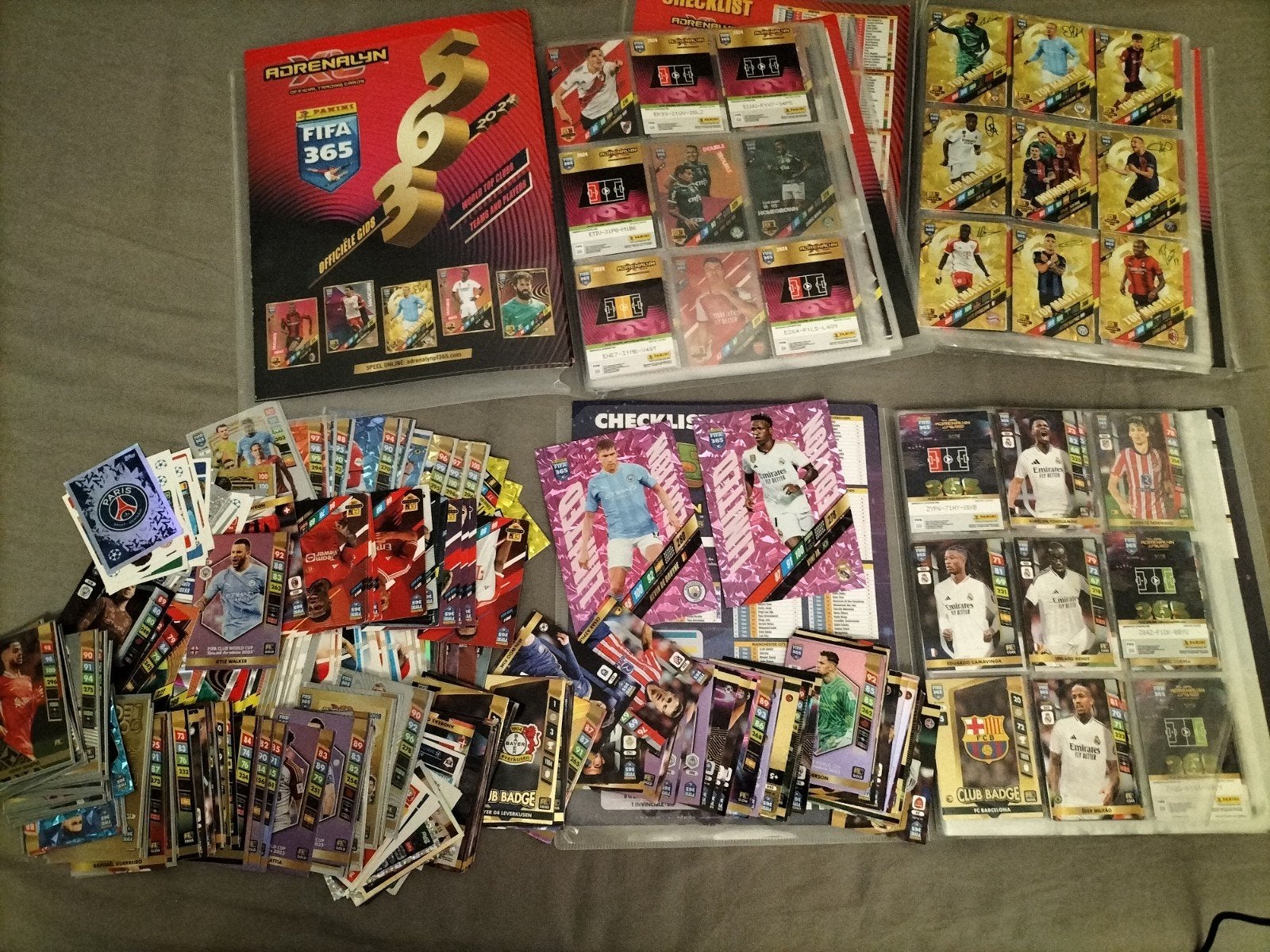 Panini FIFA 365 Adrenalyn XL 2024 Collectie met Album, Ophalen of Verzenden, Zo goed als nieuw, Buitenlandse clubs, Spelerskaart