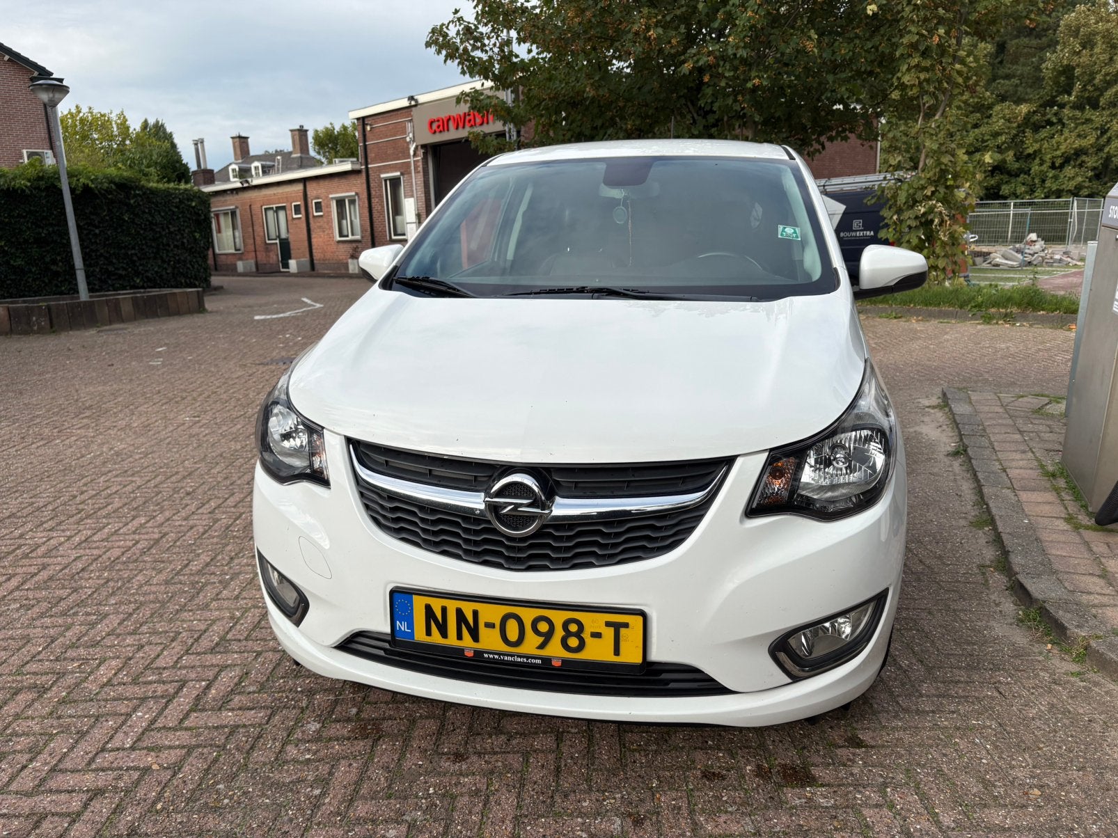 Opel Karl 1.0 Ecoflex 55KW 2017 Wit- 4500 vast prijs!!!, Voorwielaandrijving, 839 kg, 74 pk, Wit