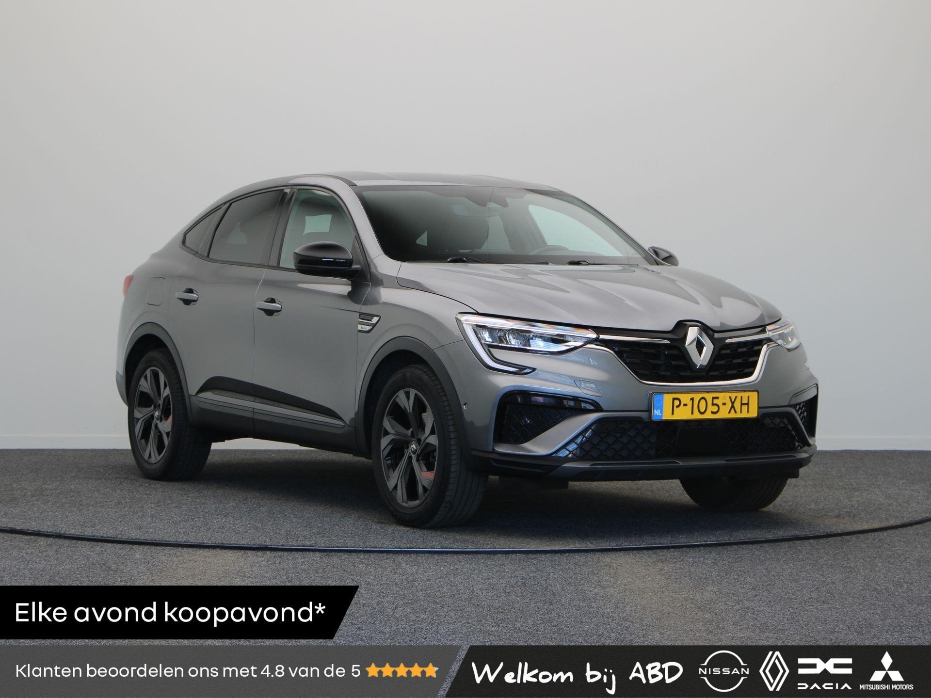 Renault Arkana E-Tech Hybrid 145pk R.S. Line | Stoel en stuu, Auto's, Gebruikt, Euro 6, Automatische klimaatregeling, Origineel Nederlands