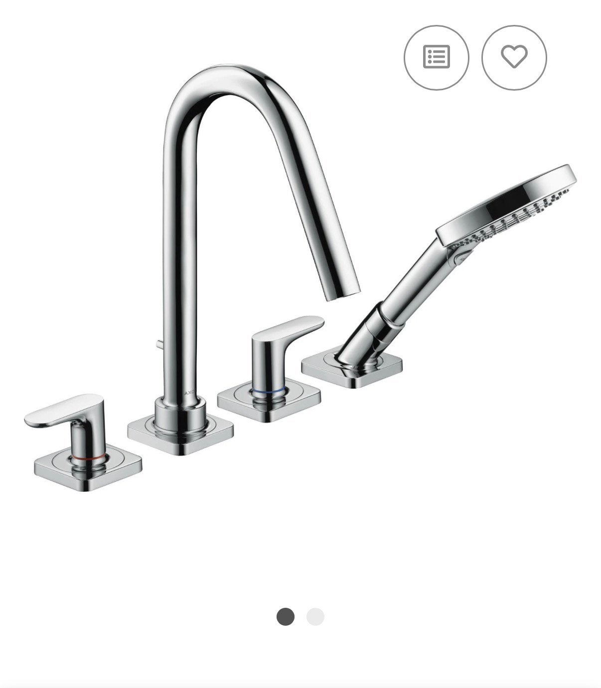 Hansgrohe Axor Citterio M Badmengkraan Set, Ophalen of Verzenden, Nieuw, Chroom, Bad