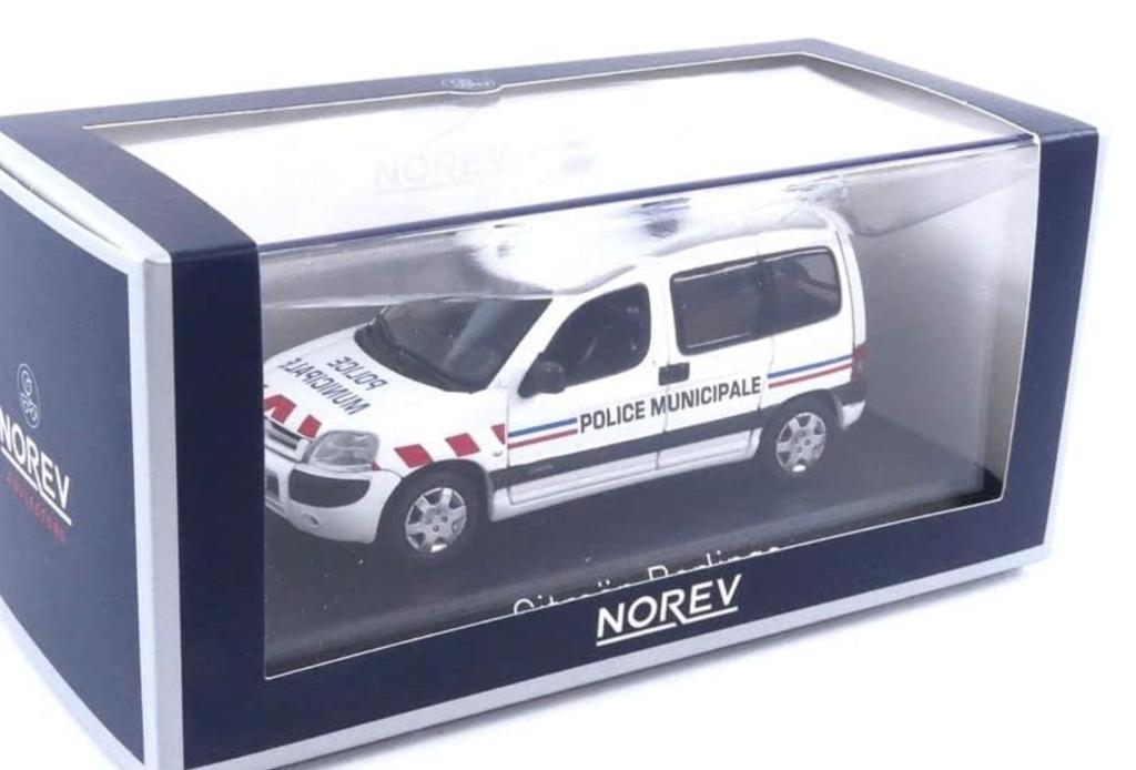 Citroen Berlingo 2004 Police Municipale 1:43 NOREV R. 155725, Verzenden, Nieuw, Auto, Norev