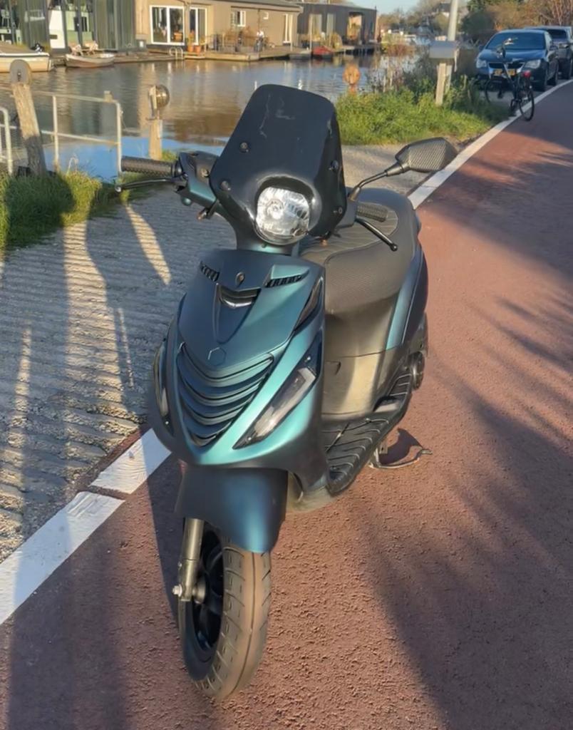 Complete kappenset mat chameleon voor Piaggio Zip, Ophalen of Verzenden, Zo goed als nieuw, Kap, Piaggio