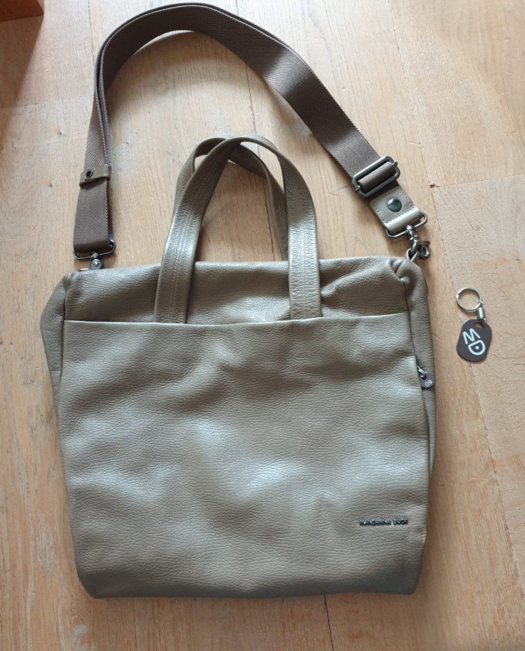Mandarina Duck Handtas/Schoudertas - Zo goed als nieuw, Ophalen of Verzenden, Zo goed als nieuw, Beige, Handtas