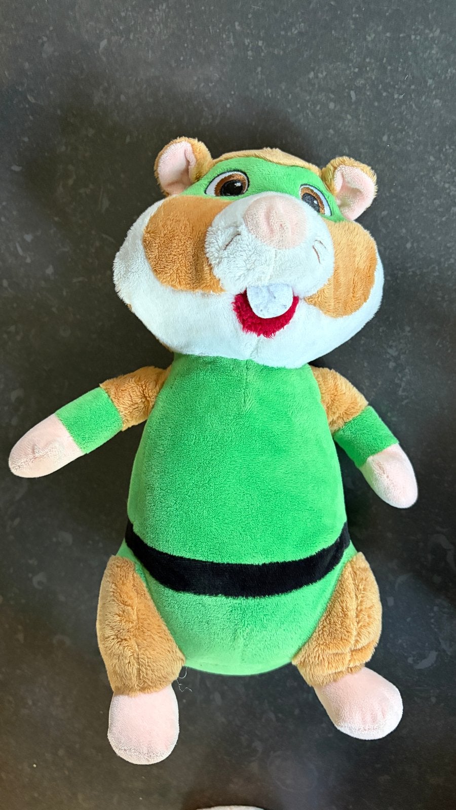 AH albert heijn Hamster Knuffel - superheld, Hamster, Ophalen of Verzenden, Zo goed als nieuw, Middelgroot (20 tot 80 cm)