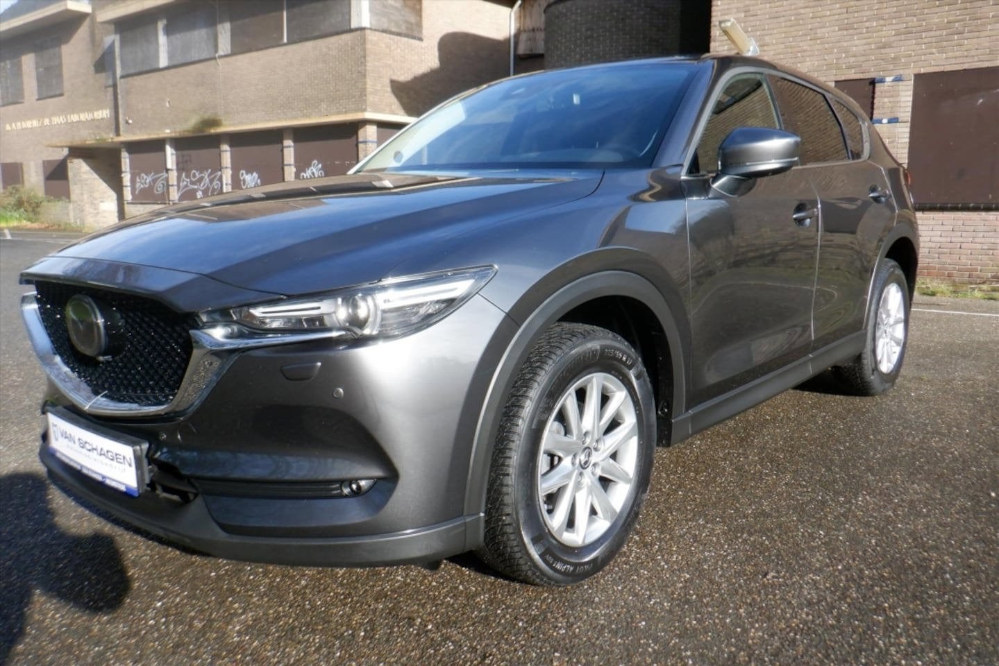Mazda CX-5 2.5 SKYACTIV-G 194pk 2WD Aut HEAD-UP-STUUR/STUURV, Euro 6, 4 cilinders, 2000 kg, Bedrijf