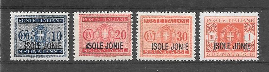Ionische Eilanden 1941 Zegels met opdruk, Verzenden, Postfris