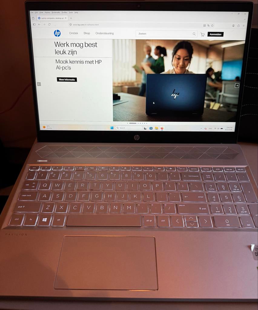 HP Pavilion 15" i7, 16GB RAM, 512GB SSD, Nvidia, B&O, Computers en Software, Windows Laptops, Gebruikt, Met videokaart, 2 tot 3 Ghz