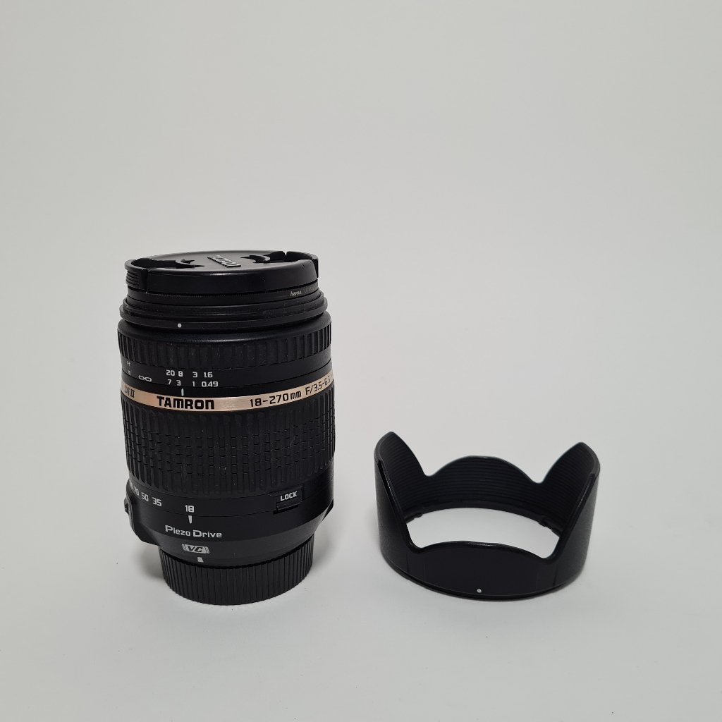 Tamron 18-270mm f/3.5-6.3 Di II VC PZ Zoomlens voor Nikon, Gebruikt, Zoom, Telelens, Ophalen of Verzenden