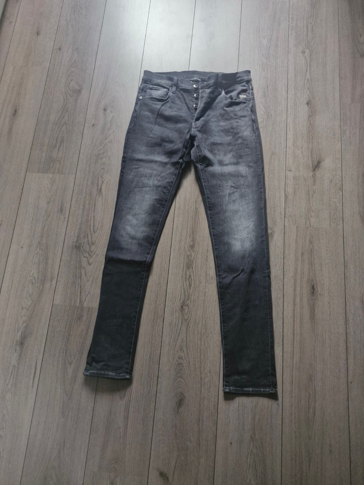 G-Star RAW 3301 Slim Spijkerbroek - Grijs - W33 L36, Ophalen, W33 - W34 (confectie 48/50), Grijs, Gedragen