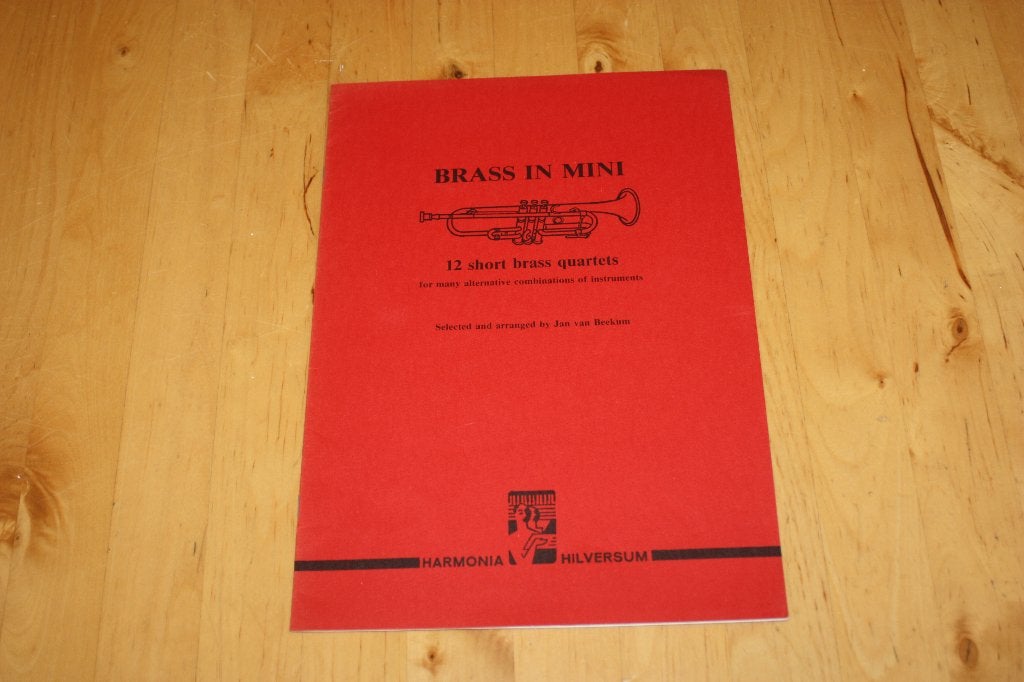 Brass in mini 12 short brass quartets Jan van Beekum trompet, Gebruikt, Wereldmuziek, Ophalen of Verzenden, Artiest of Componist