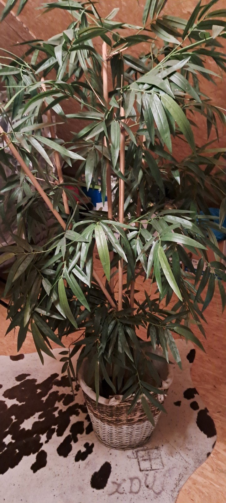 Grote Kunst Bamboe Plant - Realistische Decoratie, Ophalen, Met pot of vaas, Kunstplant, Kunststof