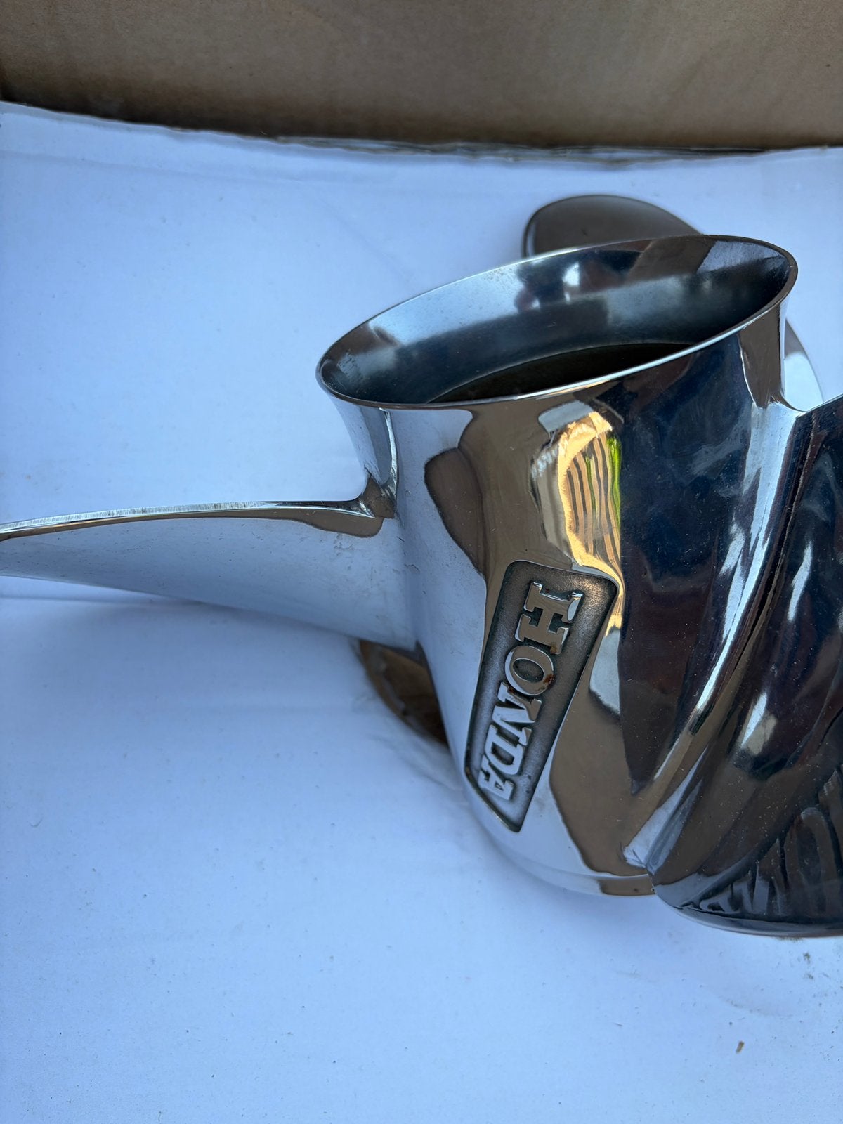 Honda - yamaha Propeller RVS 14 1/4x25 nieuw, Watersport en Boten, Ophalen of Verzenden, Zo goed als nieuw, Motor en Techniek