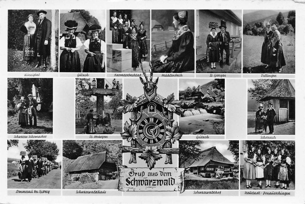702-453-031 Gruss Aus Dem Schwarzwald, Verzamelen, Ansichtkaarten | Buitenland, Verzenden, Voor 1920, Duitsland