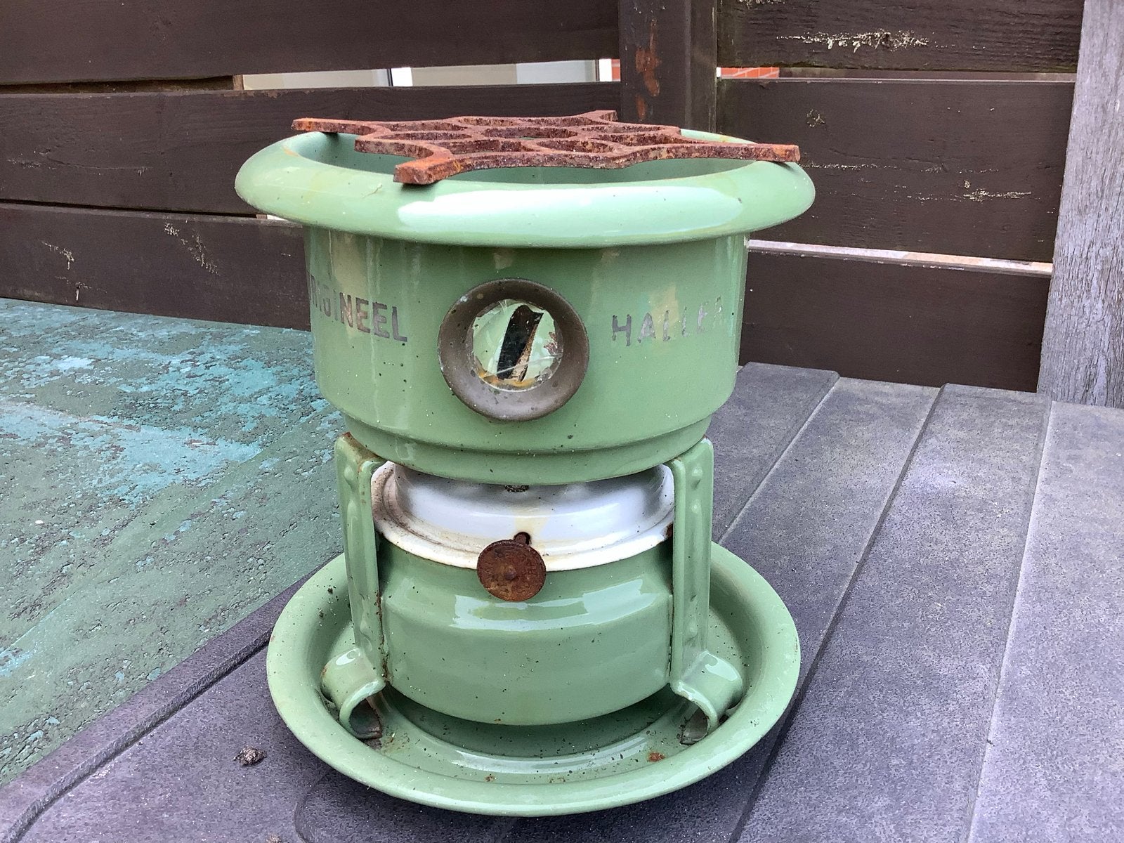 Vintage Haller petroleumkachel - Origineel en compleet, Ophalen of Verzenden