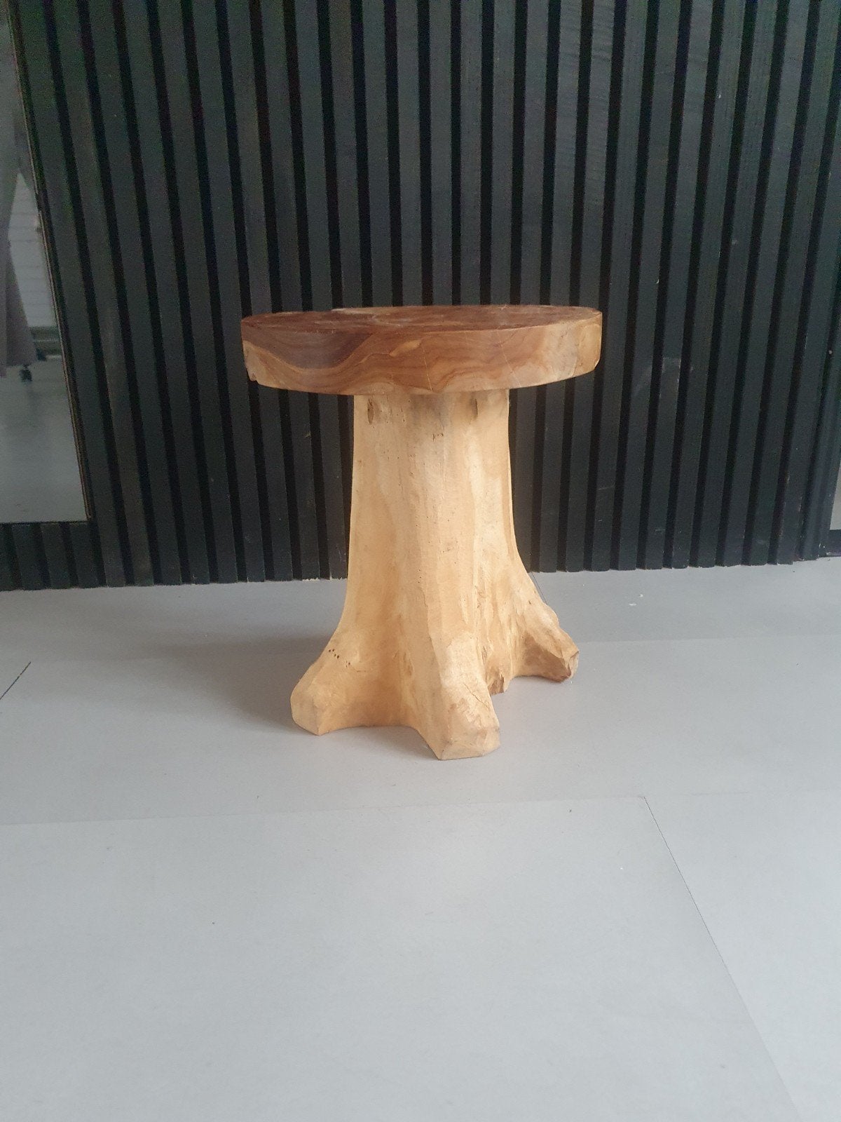 bijzettafel van teakhout, Ophalen, Minder dan 45 cm, Minder dan 55 cm, Gebruikt