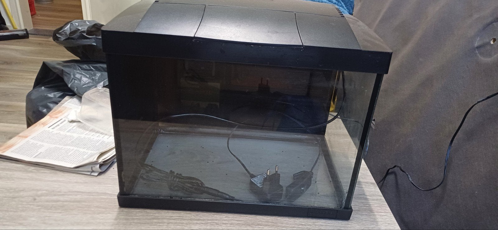 kleine aquarium, Ophalen, Gebruikt, Superfish, Inclusief deksel