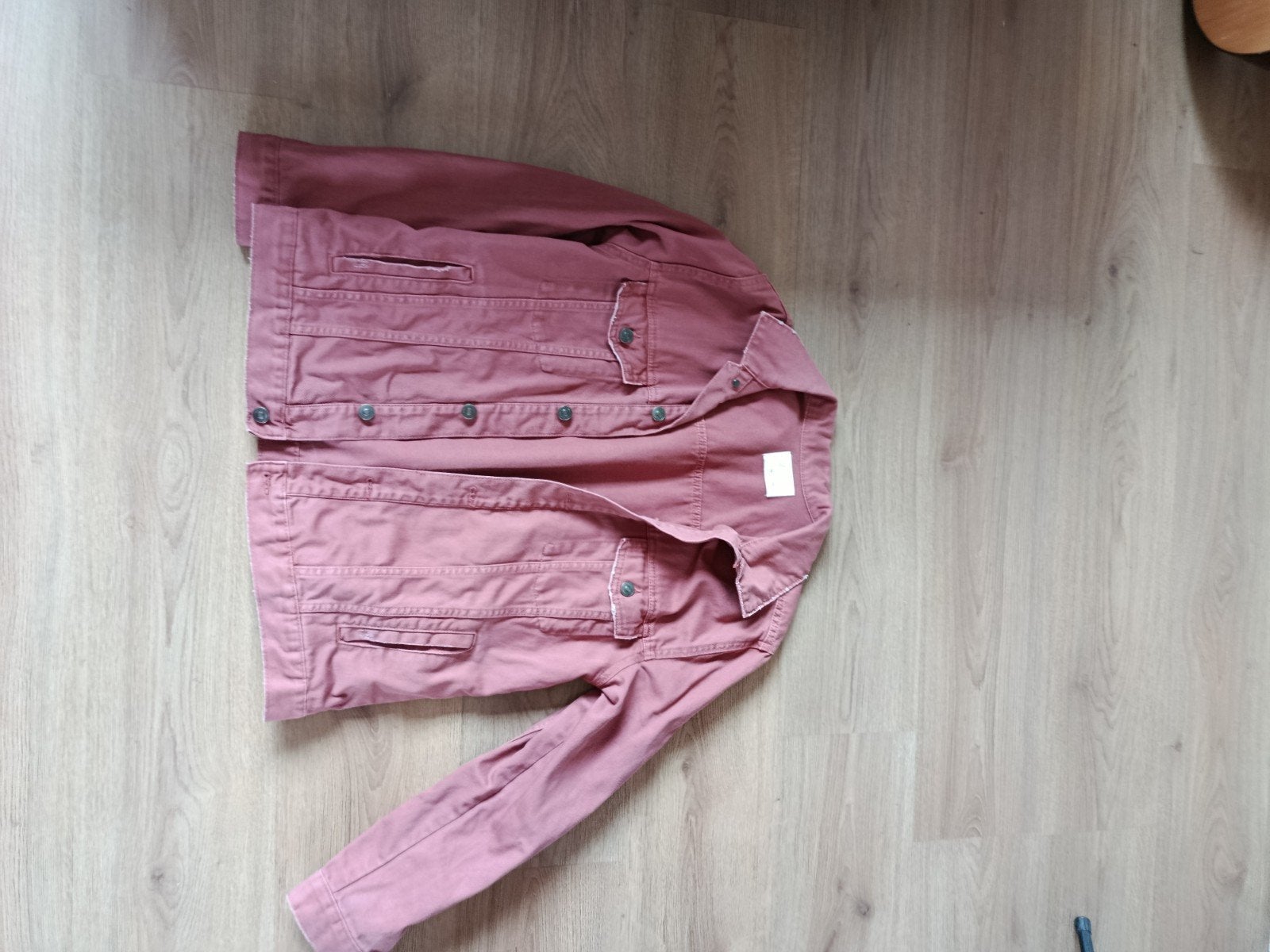 Spijkerjas oud roze s  Zara, Ophalen of Verzenden, Zo goed als nieuw, Maat 34 (XS) of kleiner, Roze