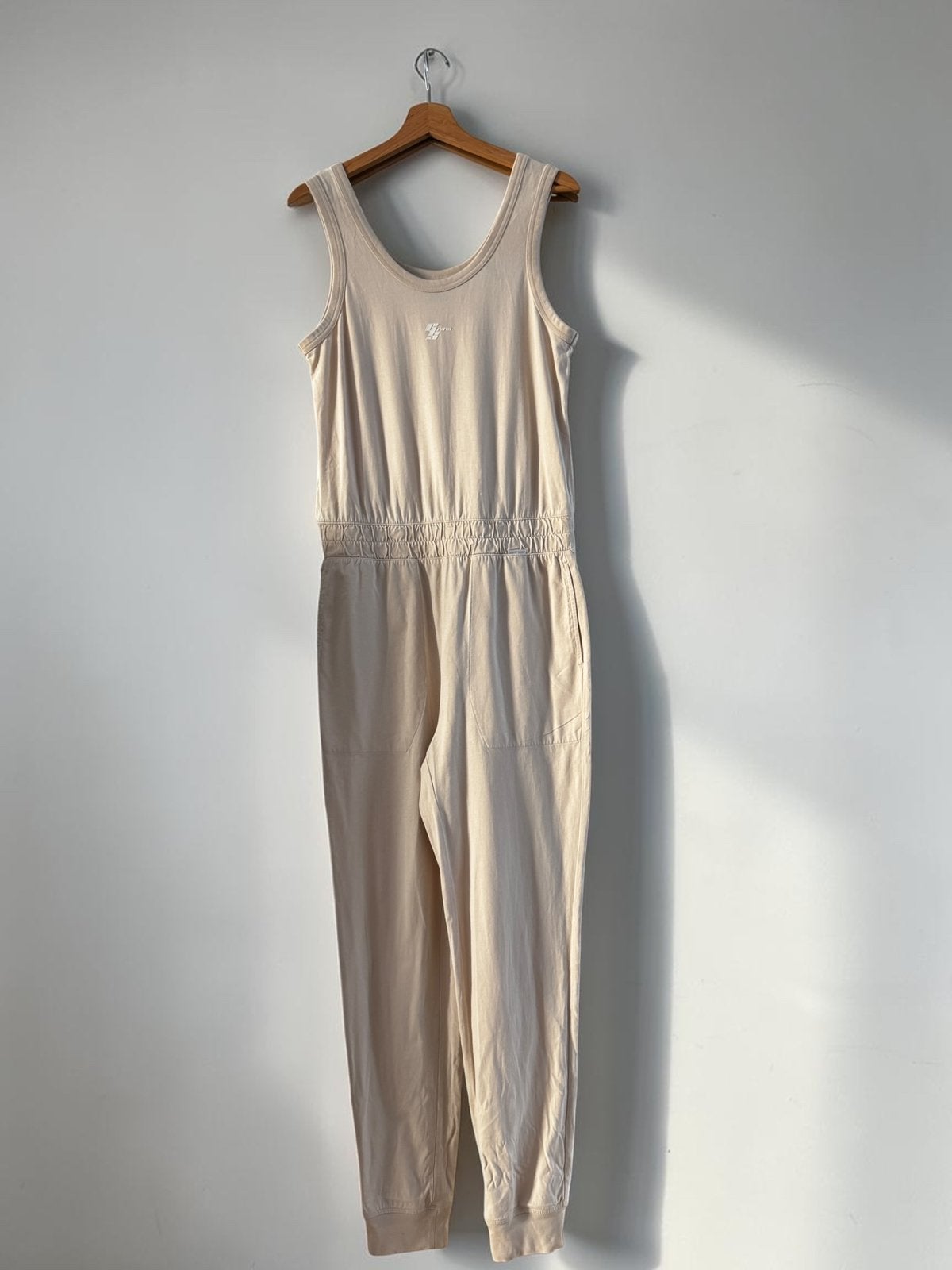 G-Star Raw beige jumpsuit maat M medium relaxed ecru, Kleding | Dames, Jumpsuits, Ophalen of Verzenden, Zo goed als nieuw, Maat 38/40 (M)