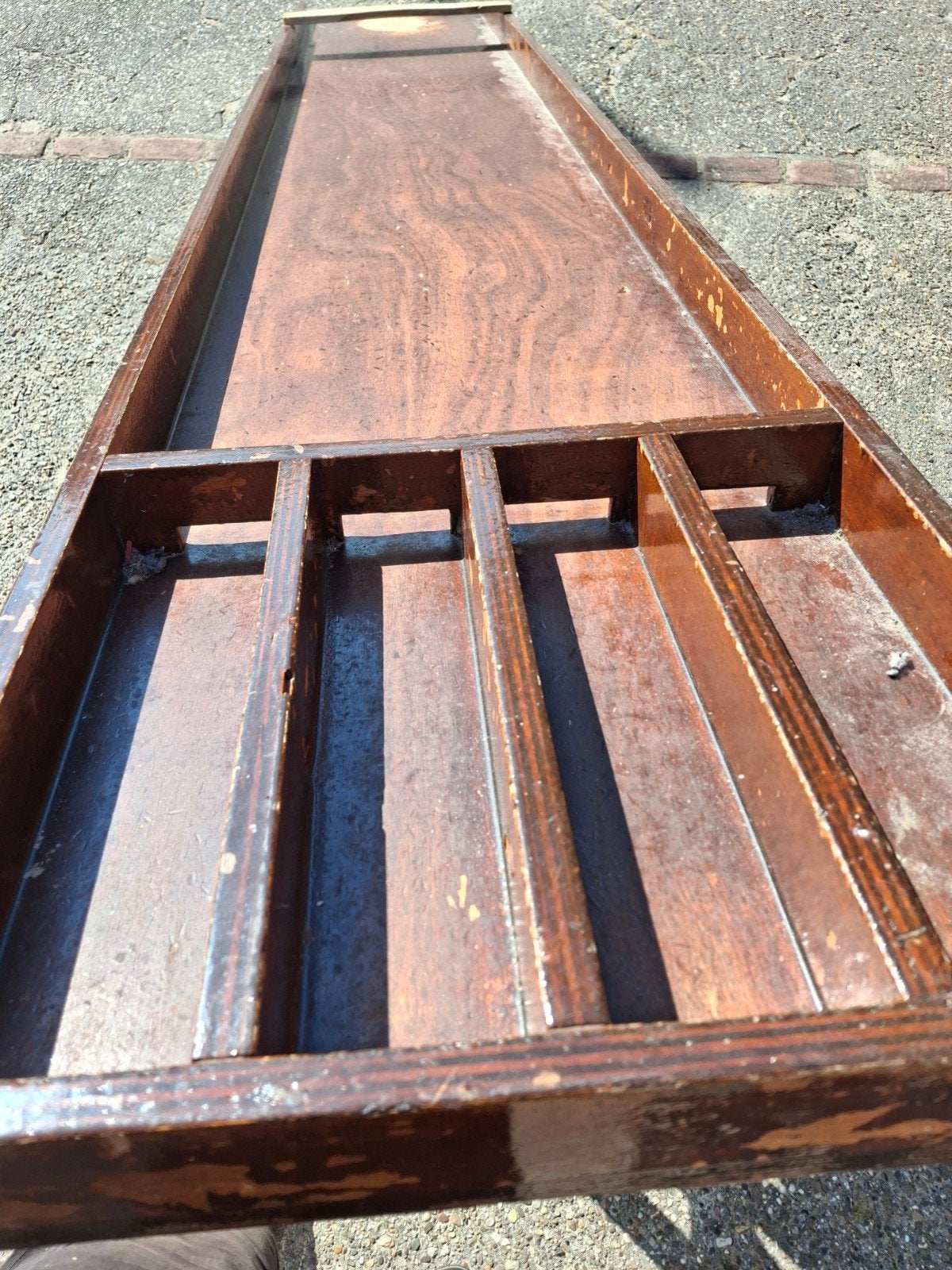 Grote sjoelbak 2x te koop, Ophalen, Minder dan 2 meter