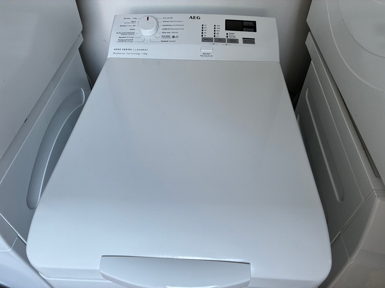 In Perfecte(Nieuw)staat Jong Weinig gebruikt AEG 6000 Serie, AEG, AEG, Bovenlader, Ophalen of Verzenden