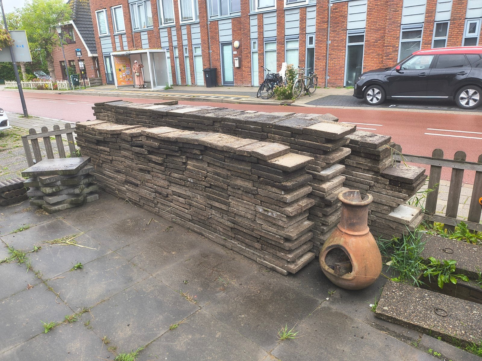 GRATIS af te halen: 70 m² tegels 30x30 cm, Ophalen, Gebruikt, 20 tot 40 cm, 10 m² of meer
