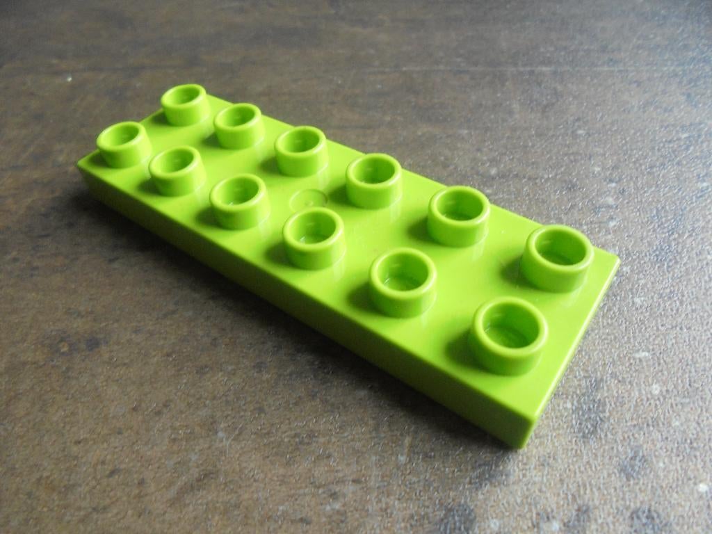 Lego Duplo Plate 2x6 (zie foto's) 2, Ophalen of Verzenden, Gebruikt, Losse stenen, Duplo